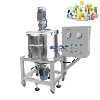Agitator Liquid Mixer Machine Homogenizer Emulsifier Stainless Steel Mixing Tank for Liquid Detergent Chemical Emulsification