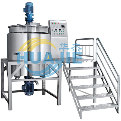 HUAJIE 50L-10000L Double Coated Viscous Liquid Tank Mixing Tank Honey Mixing Tank Food Mixing